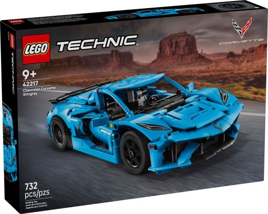 LEGO Technic 42217 Chevrolet Corvette Stingray bleue
