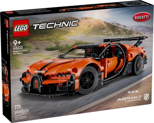 LEGO Technic 42222 Hypercar Bugatti Chiron Pur Sport