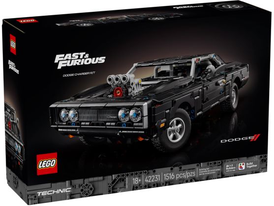 LEGO Technic 42231 Voiture Dodge Charger R/T de Fast and Furious