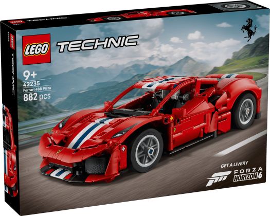 LEGO Technic 42235 Voiture Ferrari 488 PISTA