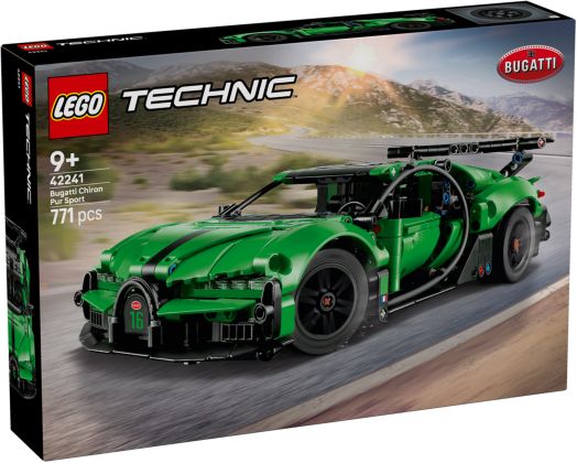 LEGO Technic 42241 Hypercar Bugatti Chiron Pur Sport verte