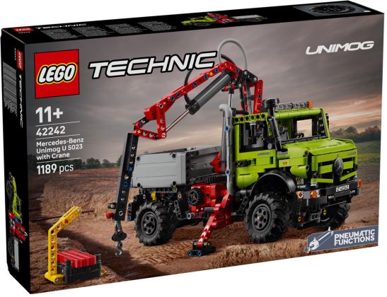 LEGO Technic 42242 Mercedes-Benz Unimog U 5023 avec grue