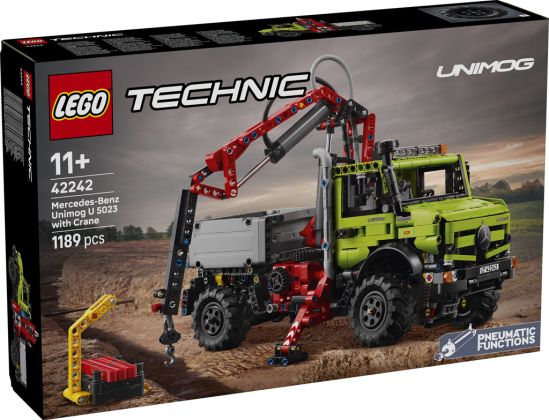 LEGO Technic 42242 Mercedes-Benz Unimog U 5023 with Crane