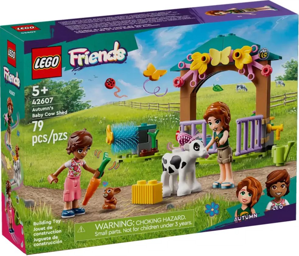 LEGO Friends 42607 pas cher, L'étable du veau d'Autumn