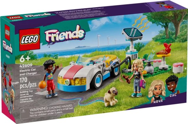 LEGO Friends 42609 La voiture électrique et la borne de recharge