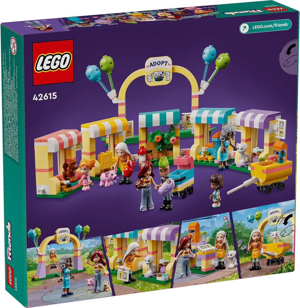 LEGO Friends - Le refuge des animaux de la ferme (42617) au meilleur prix  sur