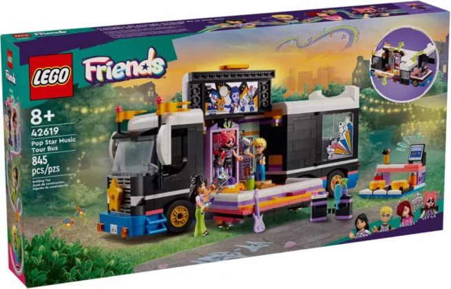 LEGO Friends 42619 Le tourbus de la star de la pop