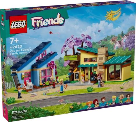 LEGO Friends 42620 Les maisons familiales d’Olly et de Paisley