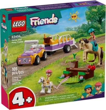 LEGO Friends 42634 La remorque du cheval et du poney