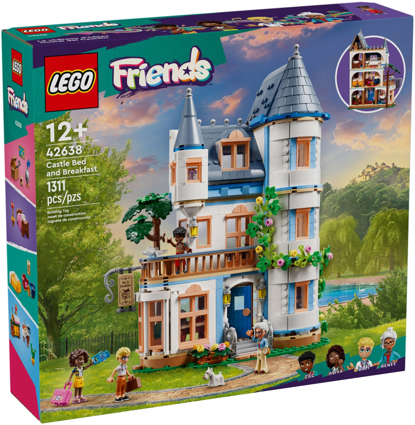 LEGO Friends 42638 pas cher La chambre d hote dans un chateau