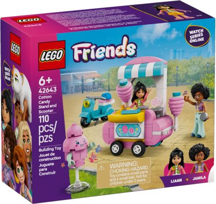 LEGO Friends 42643 Stand de barbes à papa et scooter