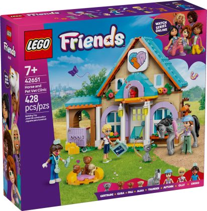 LEGO Friends 42651 La clinique vétérinaire pour chevaux et animaux de compagnie