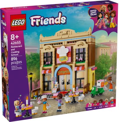 LEGO Friends 42655 Le restaurant et l’école de cuisine