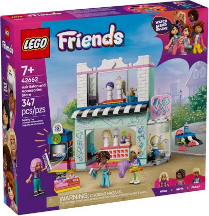 LEGO Friends 42662 Le salon de coiffure et la boutique d’accessoires