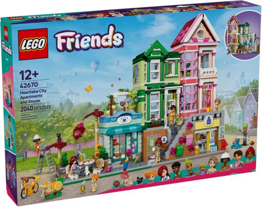 LEGO Friends 42670 Les appartements et boutiques de Heartlake City