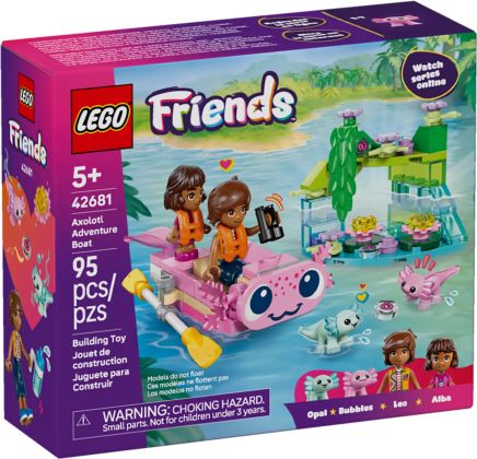 LEGO Friends 42681 Le bateau d’aventures axolotl