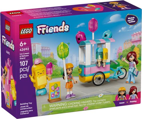 LEGO Friends 42692 Le stand de glaces et de ballons