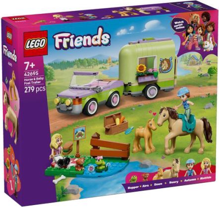 LEGO Friends 42695 Horse & Baby Foal Trailer