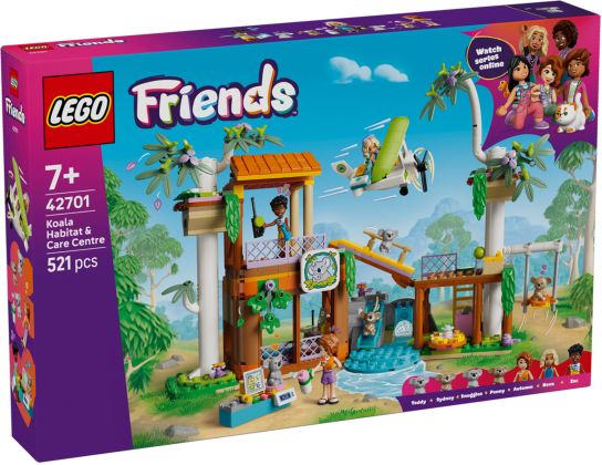 LEGO Friends 42701 L’habitat et le centre de soins des koalas