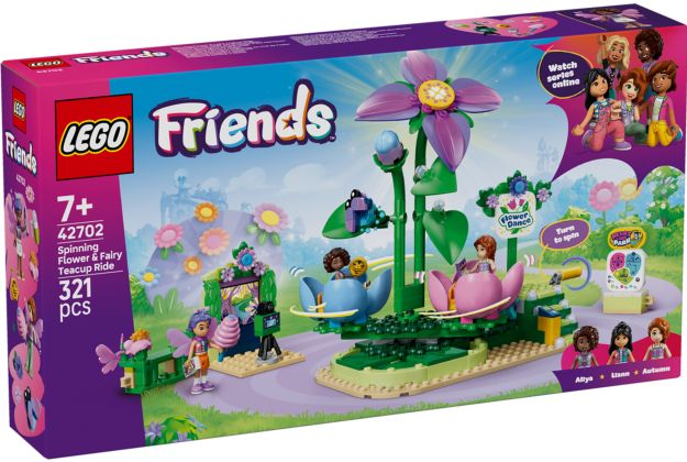 LEGO Friends 42702 La fleur tournoyante et les tasses à thé féériques