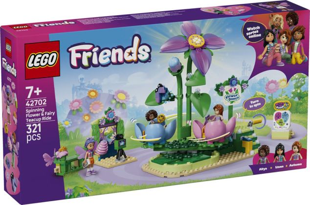 LEGO Friends 42702 Spinning Flower & Fairy Teacup Ride