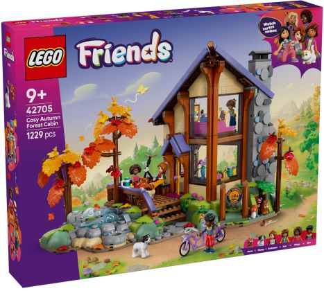 LEGO Friends 42705 La cabane chaleureuse dans la forêt