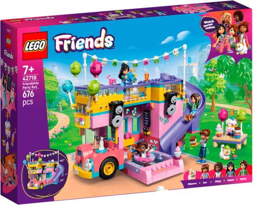 LEGO Friends 42718 Le bus de la fête de l’amitié