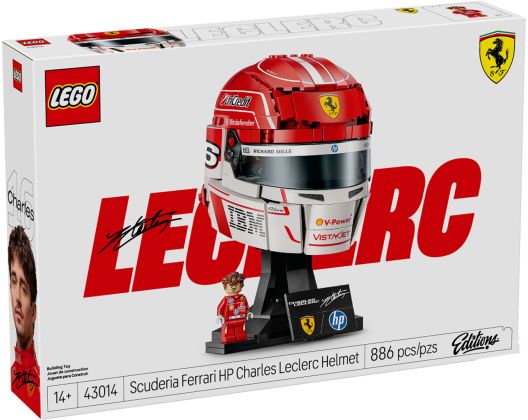 LEGO Editions 43014 Scuderia Ferrari HP Casque de Charles Leclerc