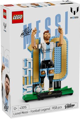 LEGO Editions 43015 Lionel Messi – Légende du foot