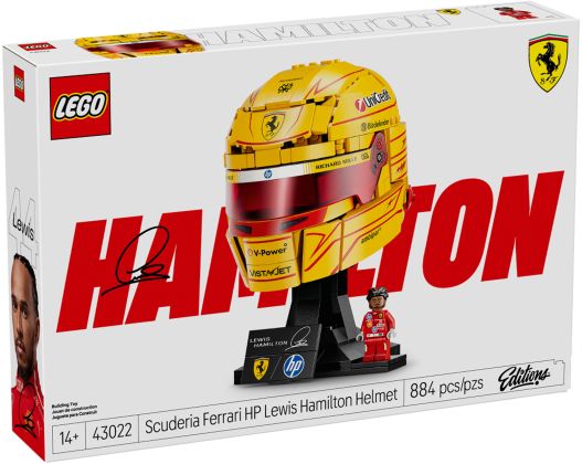 LEGO Editions 43022 Scuderia Ferrari HP Casque de Lewis Hamilton