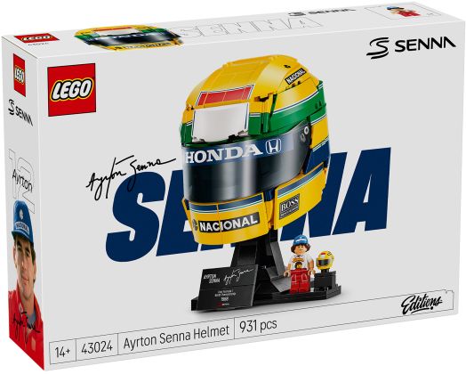 LEGO Editions 43024 Casque d’Ayrton Senna