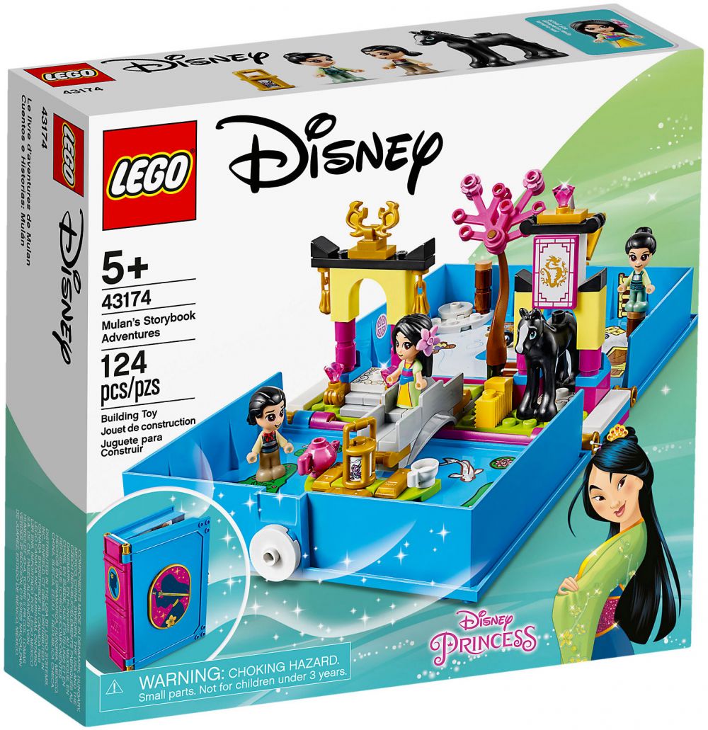 LEGO Disney 43174 pas cher, Les aventures de Mulan dans un livre de contes