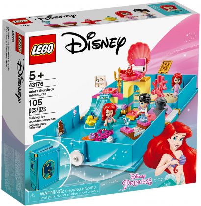 LEGO Disney 43176 Les aventures d'Ariel dans un livre de contes