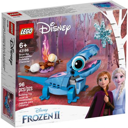 LEGO Disney 43186 Bruni la salamandre, personnage à construire