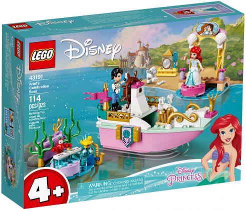 LEGO Disney 43191 Le bateau de mariage d’Ariel