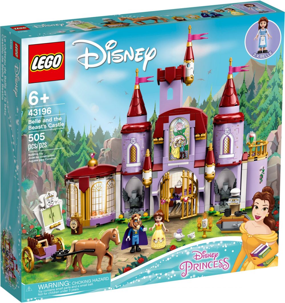 LEGO Disney 43196 pas cher, Le château de la Belle et la Bête