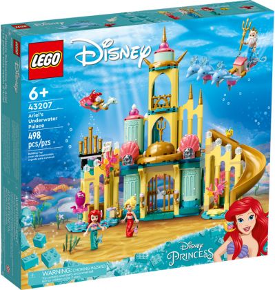 LEGO Disney 43207 Le palais sous-marin d’Ariel