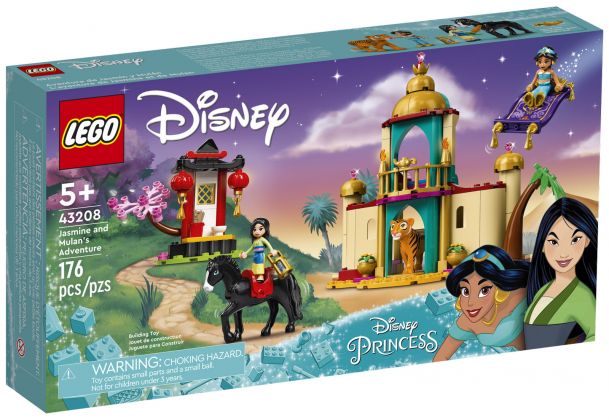 LEGO Disney 43208 L’aventure de Jasmine et Mulan