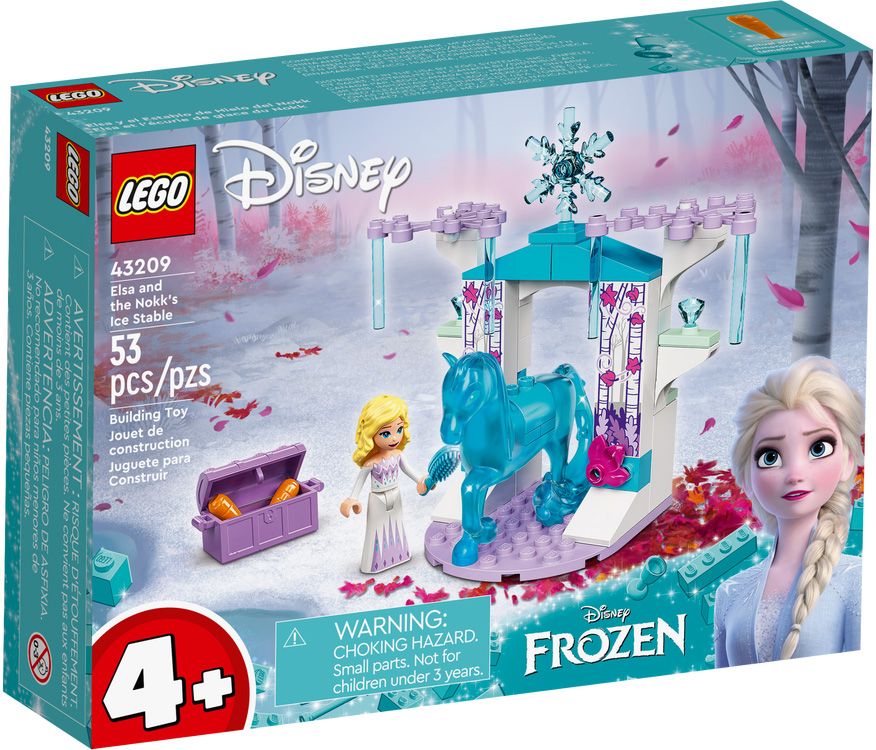 LEGO  Disney Princess Elsa et l'écurie de glace de Nokk 43209 LEGO : la  boîte à Prix Carrefour