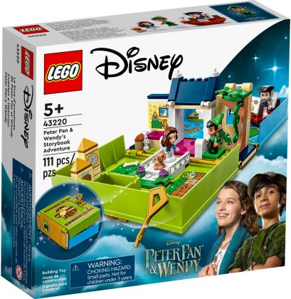 LEGO Disney 43220 Les aventures de Peter Pan et Wendy dans un livre de contes