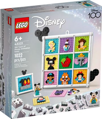 LEGO Disney 43221 100 ans d'icônes Disney