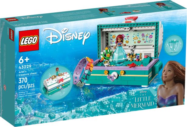 LEGO Disney 43229 Le coffre aux trésors d'Ariel