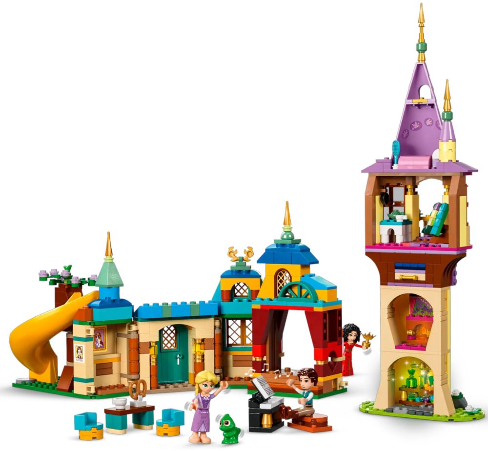 LEGO Disney 43241 pas cher, La tour de Raiponce et la Taverne du Canard  Boiteux