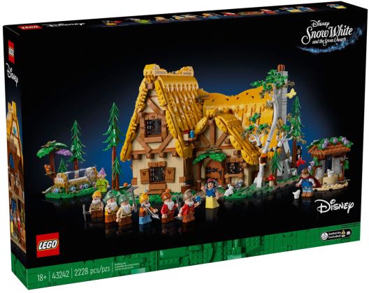 LEGO Disney 43242 La Chaumière de Blanche-Neige et des Sept Nains