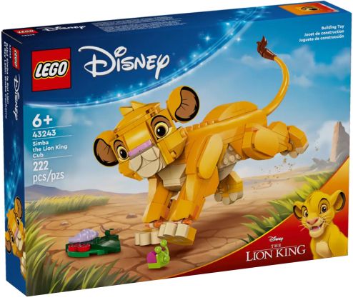 LEGO Disney 43243 Simba, le bébé du Roi lion