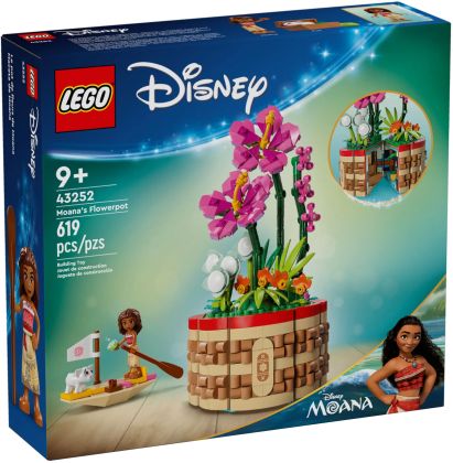 LEGO Disney 43252 Le pot de fleurs de Vaiana
