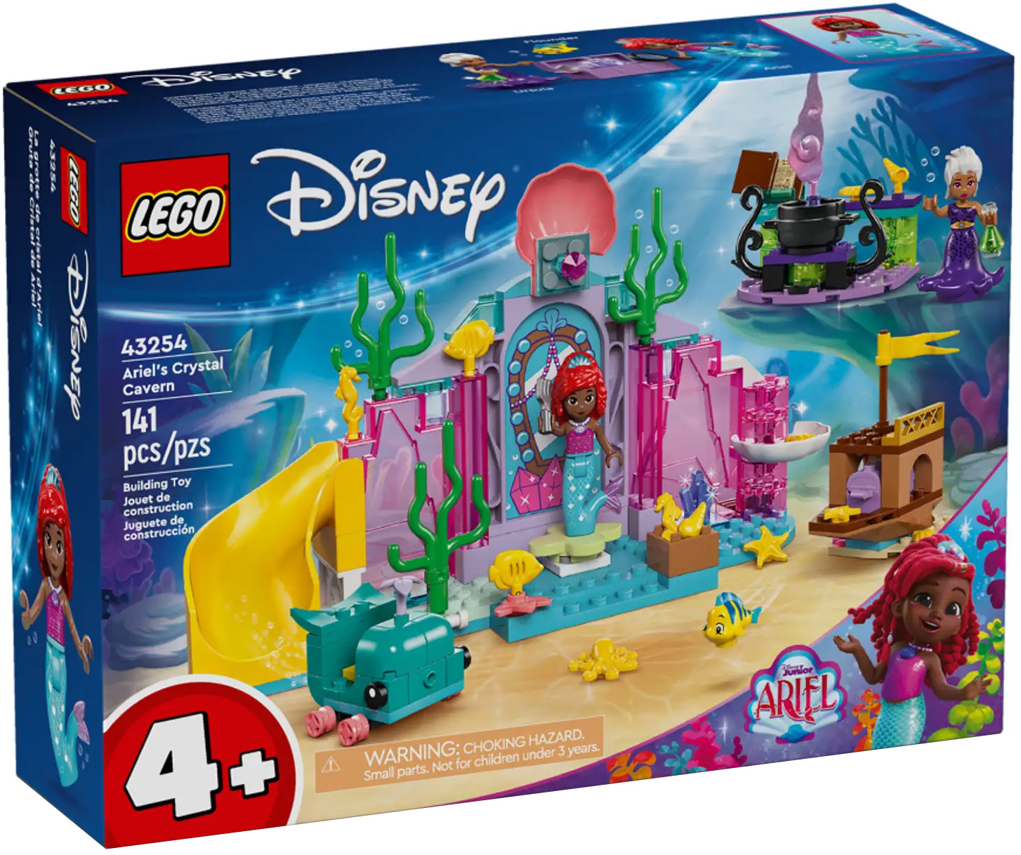 LEGO Disney 43254 pas cher, La grotte de cristal d’Ariel