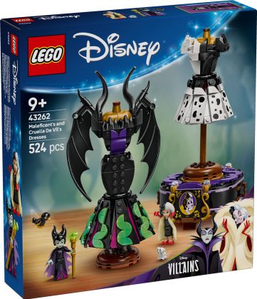 LEGO Disney 43262 Les robes de Maléfique et Cruella D’Enfer