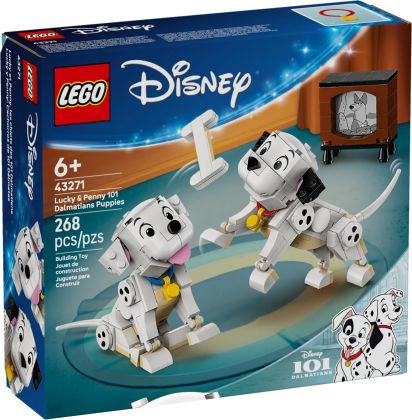 LEGO Disney 43271 Lucky et Penny, les chiots des 101 Dalmatiens