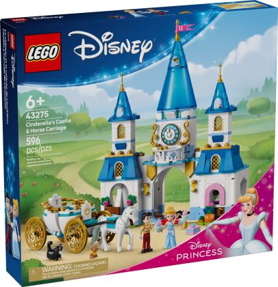 LEGO Disney 43275 Le château de Cendrillon et la calèche